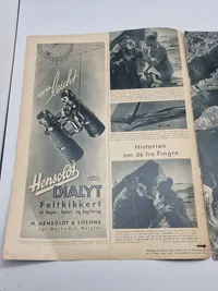 Originalt Dansk WW2 signalblad