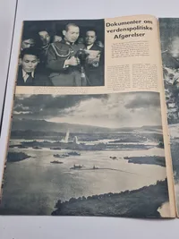Originalt Dansk WW2 signalblad