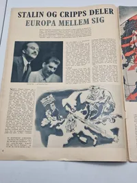 Originalt Dansk WW2 signalblad