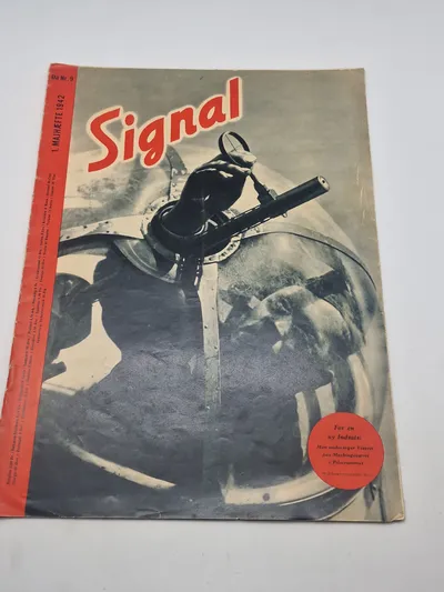 Originalt Dansk WW2 signalblad