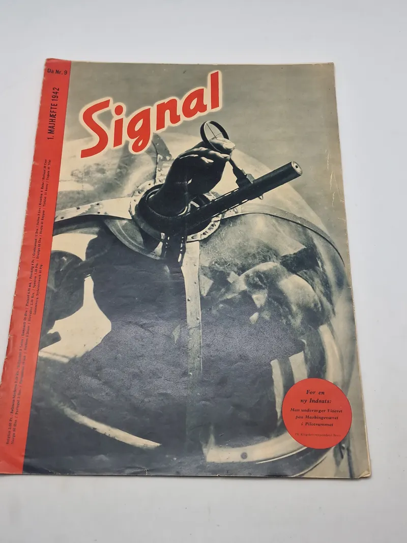 Originalt Dansk WW2 signalblad