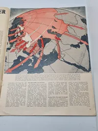 Originalt Dansk WW2 signalblad