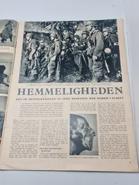 Originalt Dansk WW2 signalblad