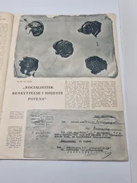 Originalt Dansk WW2 signalblad