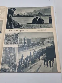 Originalt Dansk WW2 signalblad