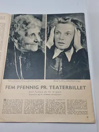 Originalt Dansk WW2 signalblad