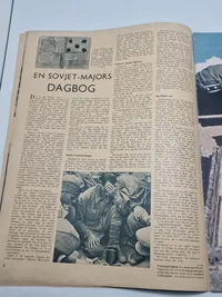Originalt Dansk WW2 signalblad