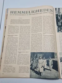 Originalt Dansk WW2 signalblad