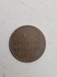 Samling originale danske skillingsmønter