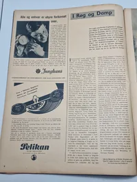 Originalt Dansk WW2 signalblad