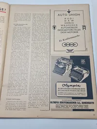 Originalt Dansk WW2 signalblad