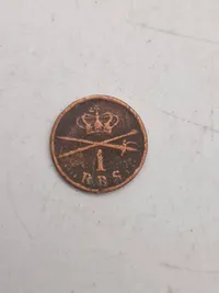 Samling originale danske skillingsmønter