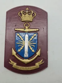 Originalt Dansk marine skjold