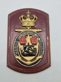 Originalt Dansk marine skjold