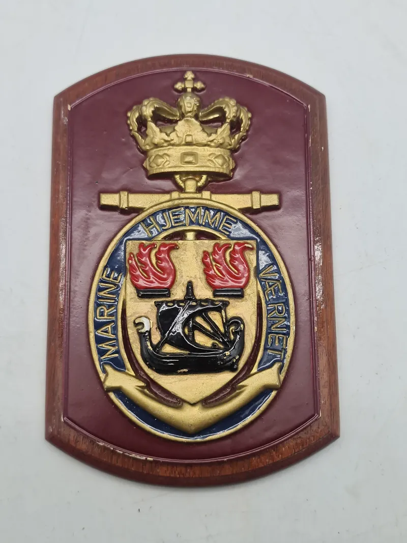 Originalt Dansk marine skjold