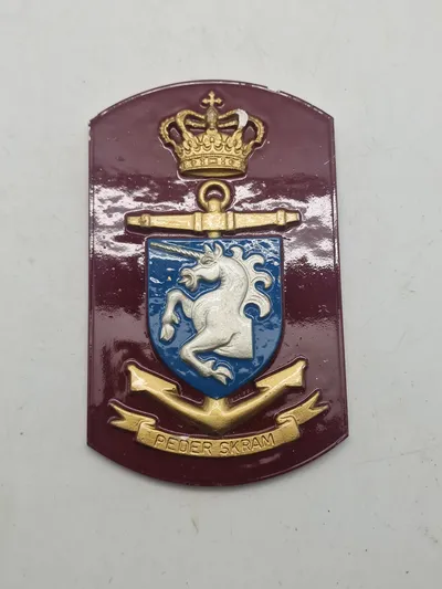 Originalt Dansk marine skjold