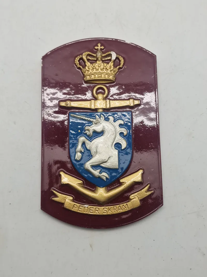 Originalt Dansk marine skjold