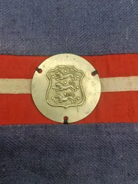 Originalt Dansk frihedskæmper armbind WW2 ( københavner typen )