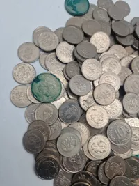 Stor samling danske mønter