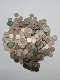 Stor samling danske mønter