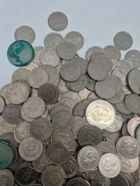 Stor samling danske mønter