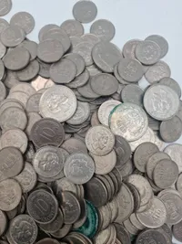 Stor samling danske mønter