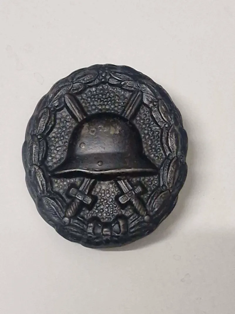Originalt Tysk WW1 såret tegn 3 klasse sort