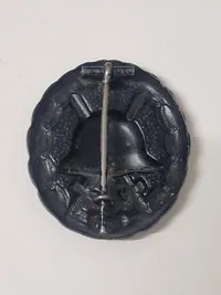 Originalt Tysk WW1 såret tegn 3 klasse sort