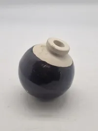 Original Japansk porcelæns håndgranat slut WW2 da der var metal mangel, sjælden i Dk