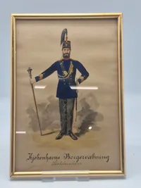 Original Akvarel københavns borgervæbning