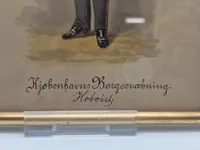 Original Akvarel københavns borgervæbning