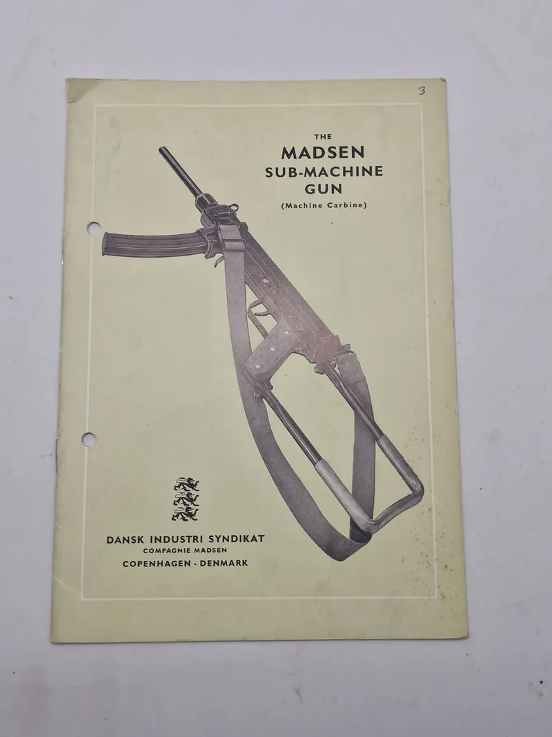Originalt hæfte om Madsen sjældent