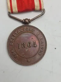 Original Dansk 1864 medalje