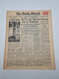 Samling originale Engelske og Amerikanske aviser WW2