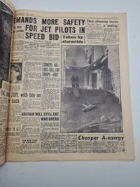 Samling originale Engelske og Amerikanske aviser WW2