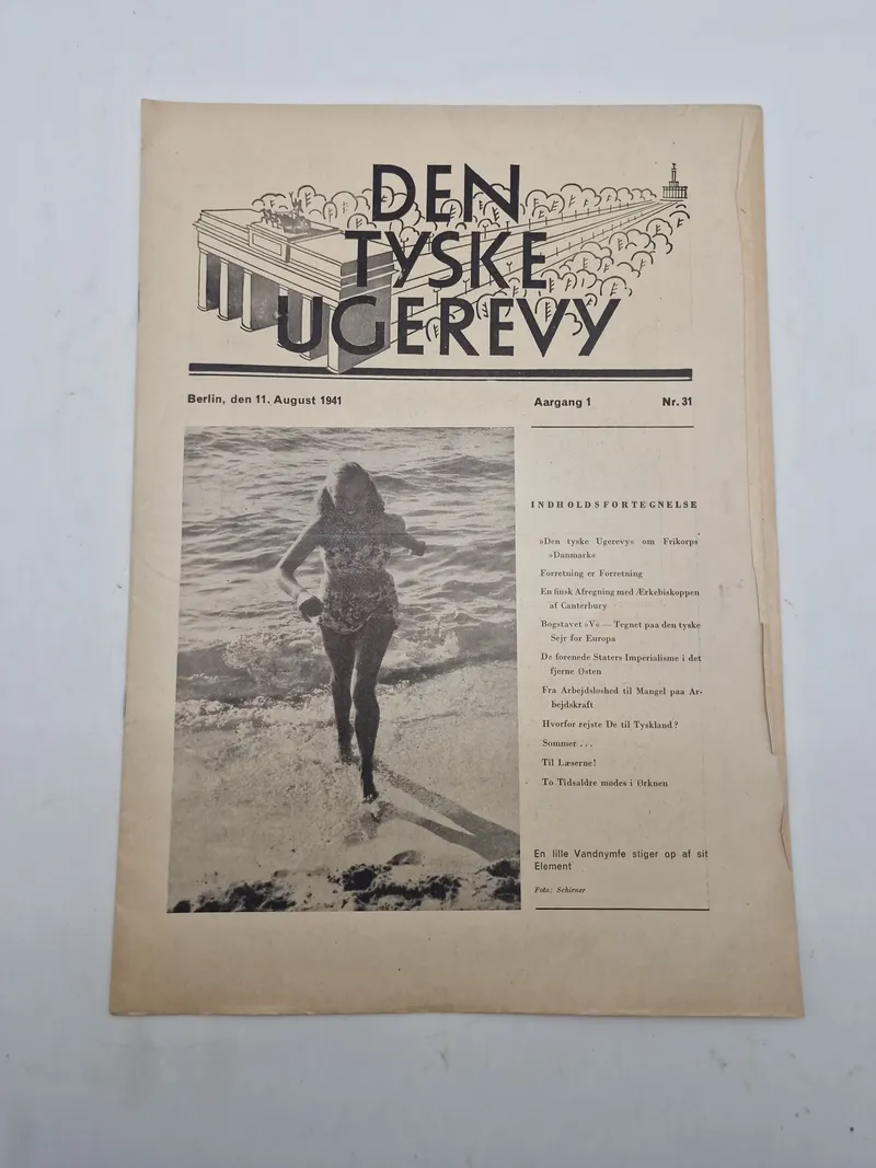 Original den Tyske ugerevy dansksproget propaganda WW2