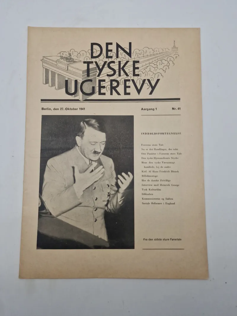 Original den Tyske ugerevy dansksproget propaganda WW2