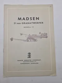 Originalt hæfte om Madsen sjældent