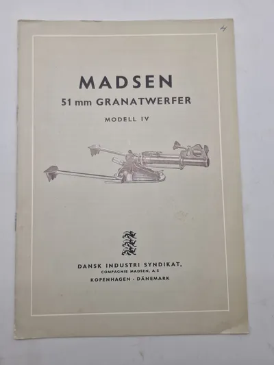 Originalt hæfte om Madsen sjældent