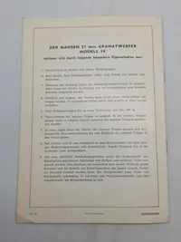 Originalt hæfte om Madsen sjældent