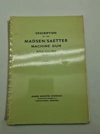 Originalt hæfte om Madsen sjældent