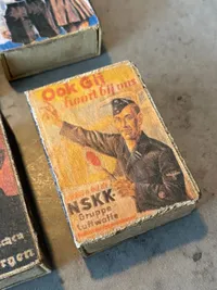 Samling ww2 tændstiksæsker - Postwar