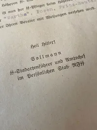 Ekstremt sjældent originalt  Waffen-SS “Lebensborn” lot - Lebensborn programmet gik bl.a. ud på at øge mængden af racerene børn i Tyskland