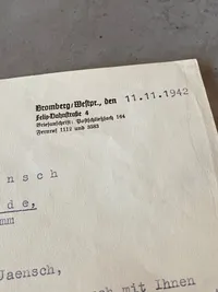 Ekstremt sjældent originalt  Waffen-SS “Lebensborn” lot - Lebensborn programmet gik bl.a. ud på at øge mængden af racerene børn i Tyskland