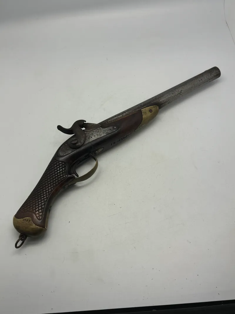 SWEDISH MODEL 1850 PERCUSSION CAVALRY PISTOL 750 CALIBRE