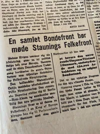 Originalt lot fra den nazistiske organisation -  Landbrugernes sammenslutning - LS blev en nazistisk organisation efter 1939, hvor de havde tæt samarbejde med DNSAP