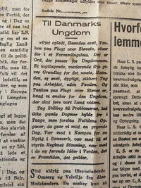Originalt lot fra den nazistiske organisation -  Landbrugernes sammenslutning - LS blev en nazistisk organisation efter 1939, hvor de havde tæt samarbejde med DNSAP