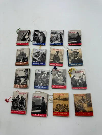Originale Tyske WHW Adolf Hitler mini bøger WW2