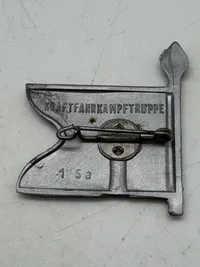 Original Tyske fane badge WW2