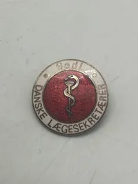 Original nål - Danske lægesekretærer
